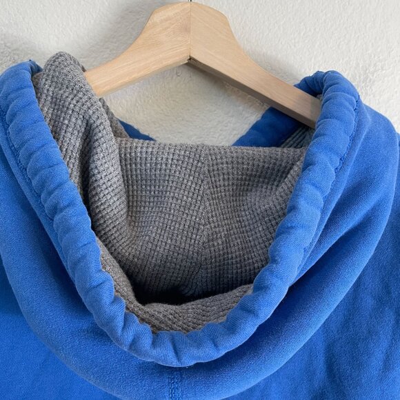 Vintage Y2K Abercrombie & Fitch Mens Medium Blue Muscle Hoodie Pullover - Picture 10 of 11